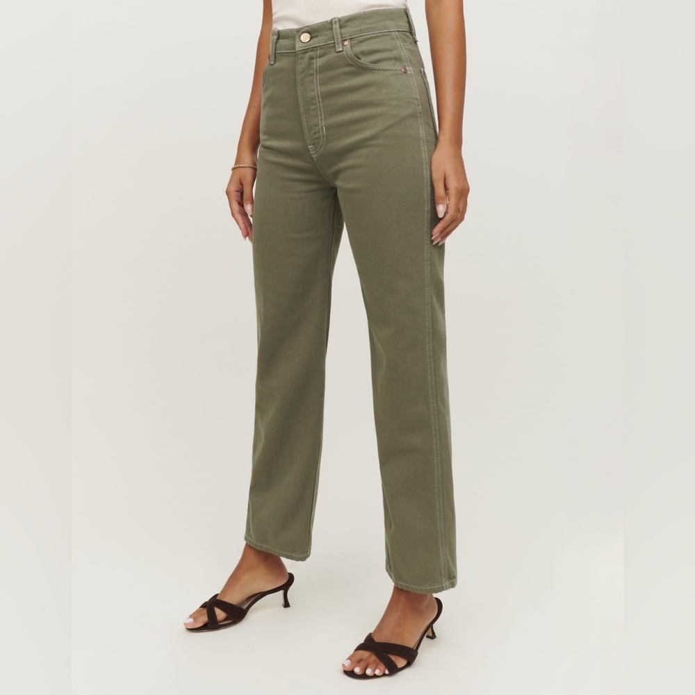 NWT Reformation Cowboy High Rise Straight Jeans Size 28
